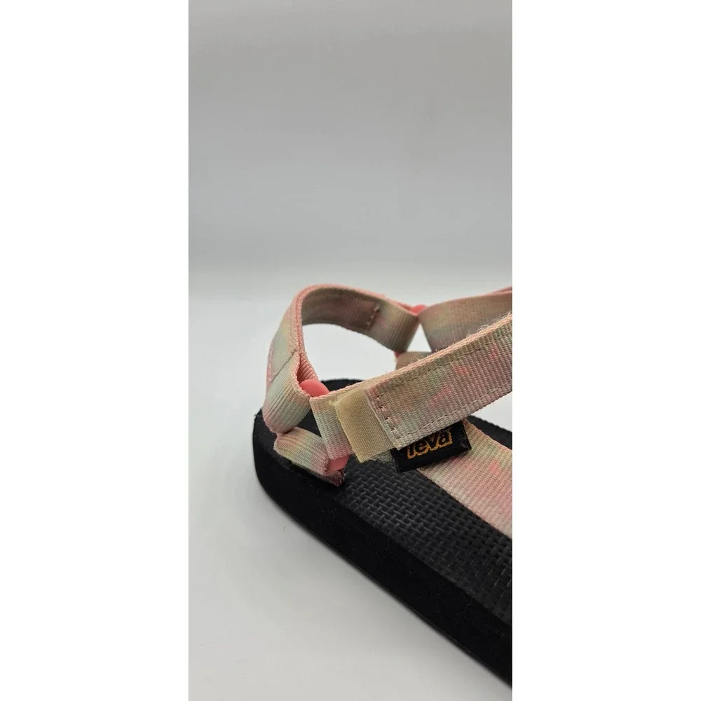 Teva Original Universal Tie-Dye Kids Sandals Size 5 Sorbet Lemon Sport